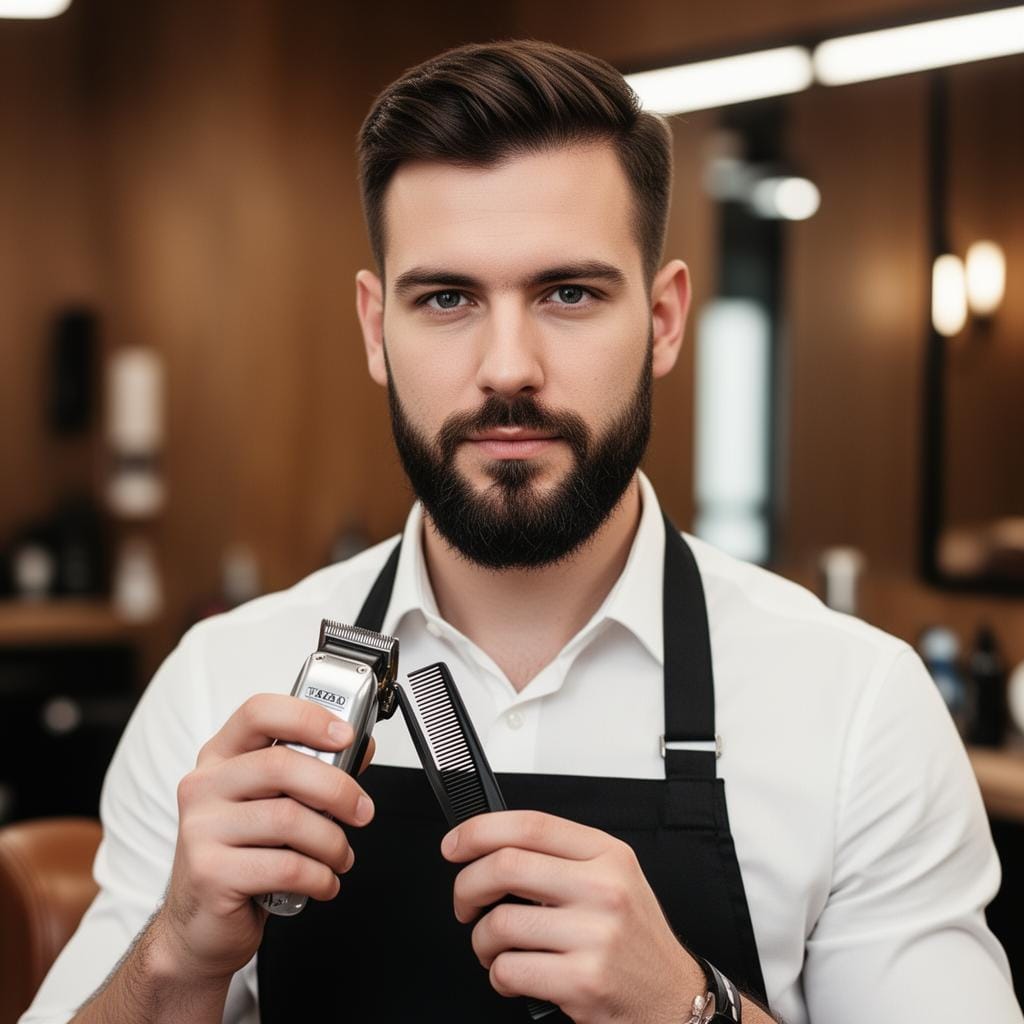 Negócio de Barbearia usando o Agenda Business